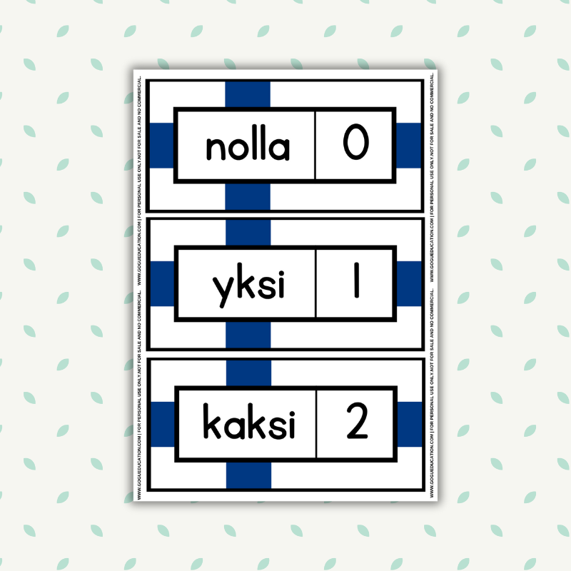 How to count in Finnish