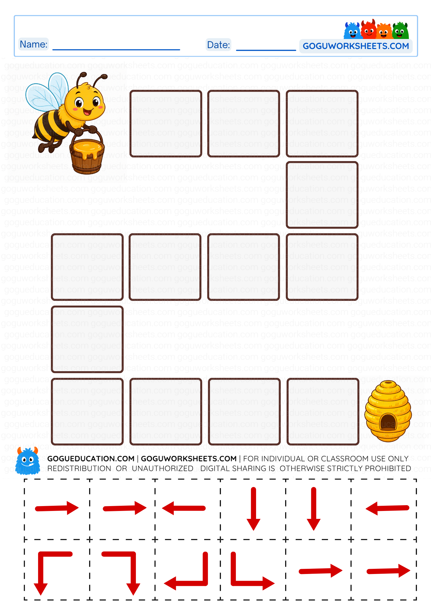 Draw the face Worksheet for Kids