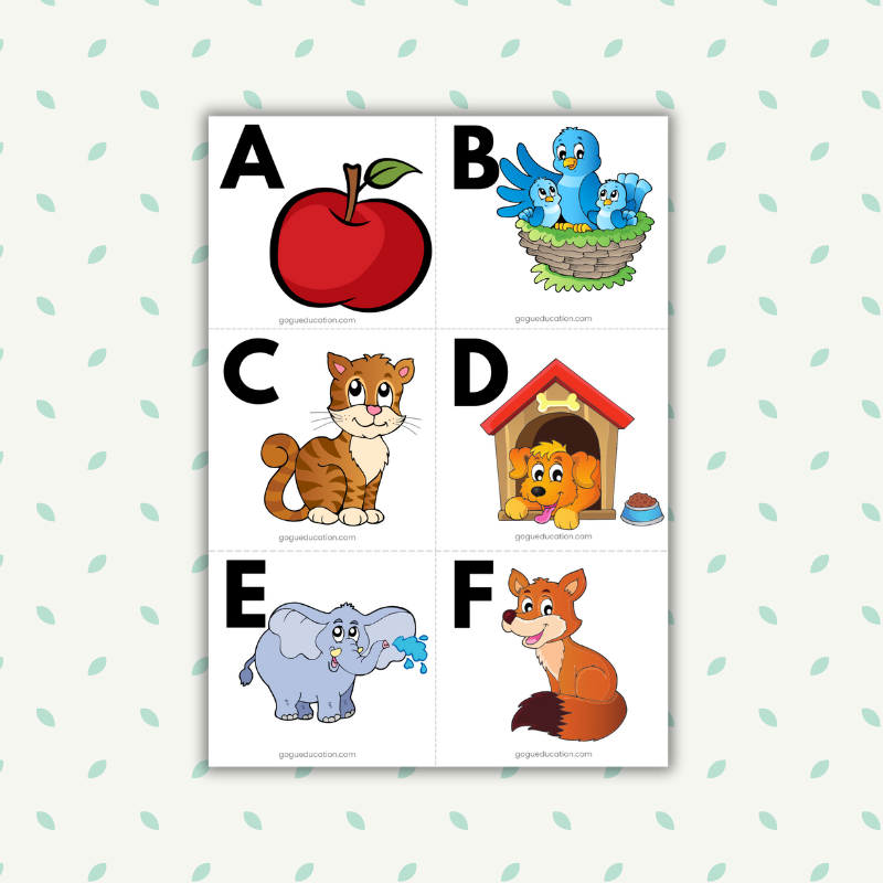 English Flashcards Alphabet Gogu Education