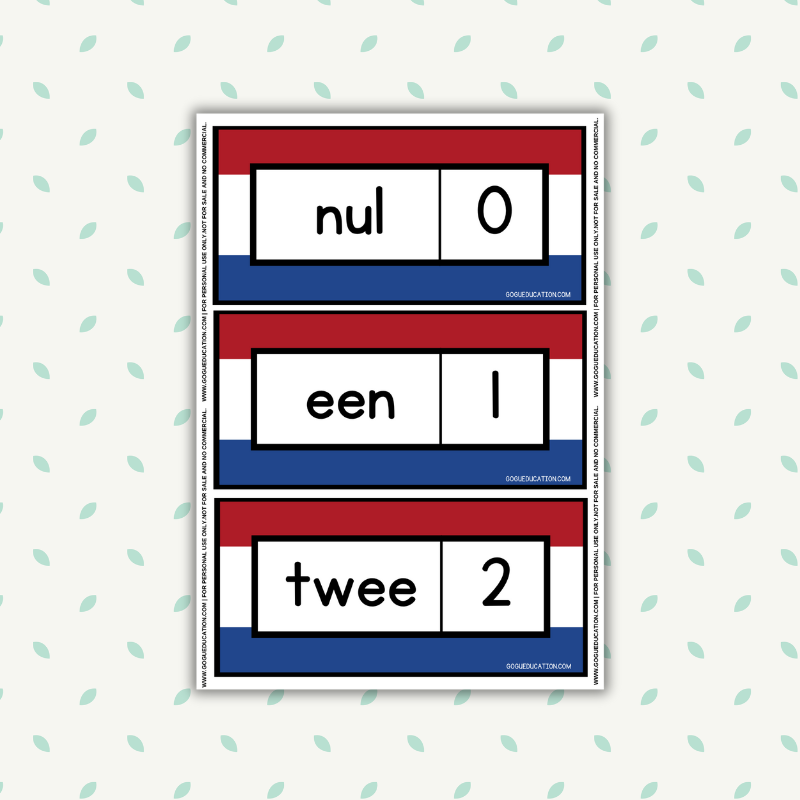 How to count in Dutch