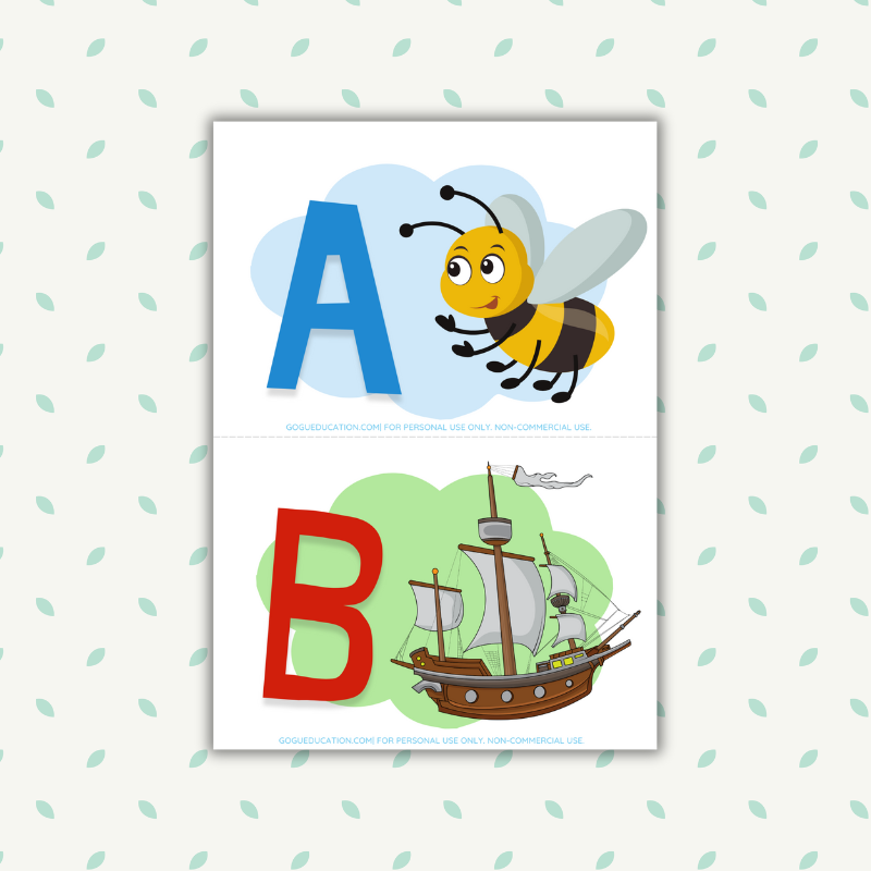 Spanish Alphabet Flash Cards Gogu Education